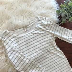 J Crew striped boatneck top, S